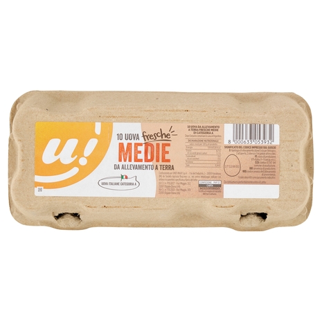 10 Uova Fresche Medie U!